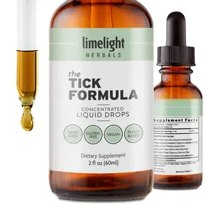Limelight Herbals Tick Formula Liquid Drops – Japanese Knotweed & Andrographis – Immune & Seasonal Wellness Support – Herbal Tincture – Vegan – Non-GMO – Gluten Free – 60 Servings