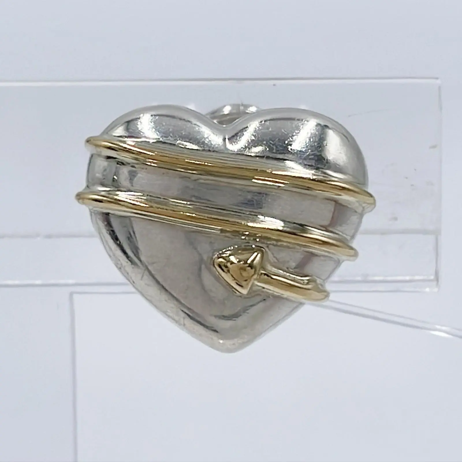 Pre-owned M229 TIFFANY & CO Heart Arrow Earring 18K Yellow Gold, Single️ $789