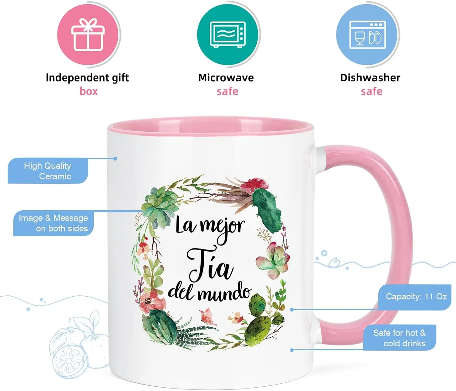 Best Aunt Ever Gifts, La Mejor Tia Del Mundo Gifts in Spanish, Aunt Gifts from Niece Nephew