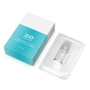 0.25mm Mild Touch Facial Skin Massager Featuring 20 Micro Soft Contact Tip Structure, Manual Beauty Accessory Built with Essence Storage Cavity, Portable Glass and Plastic Skin Care Tool for Softening Fine Lines and Relieving Dull Rough Complexion