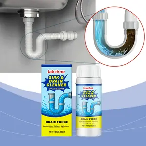 Powerful Drain Cleaner for Clogged Pipes, Effective Toilet Unclogger Tool, Instant Drain Cleaning Solution, Kitchen Sink Pipe Blockage Remover, All Purpose Cleaner