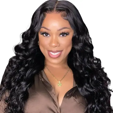 UNice Human Hair Wig for Women - Glueless 7x5 HD Lace Closure, Pre-Cut, Pre-Plucked Hairline, Knotless, Beginner-Friendly Body Wave Wig, Wigs For Women
