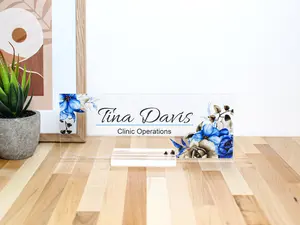 Custom Desk Name Sign, Personalized Office Name Plate for Desk, Graduation Gift, Desk Plaque, Office Decor, New Job Gift, Promotion Gift
