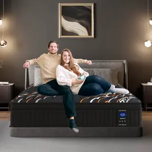 9 inch - 14 Inch Hybrid Mattress in a Box, Twin, Full & Queen Size Bed Mattress with Individual Pocket Springs and Comfort Memory Foam, Medium Firm for Pressure Relief, Motion Isolation & Support, CertiPUR-US Certified，For Hollween,Christmas gift tiktoksh