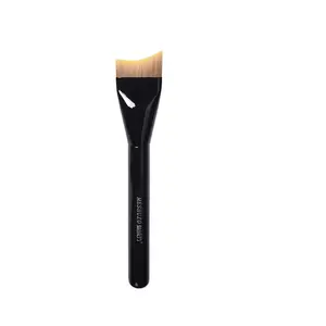 Single Miao Shuo Bamboo Shadow Series Y071 Foundation Brush, Flat Head Arc Design, Lightweight, Smooth Application, No Brush Marks, Ultra-Thin Makeup Brush