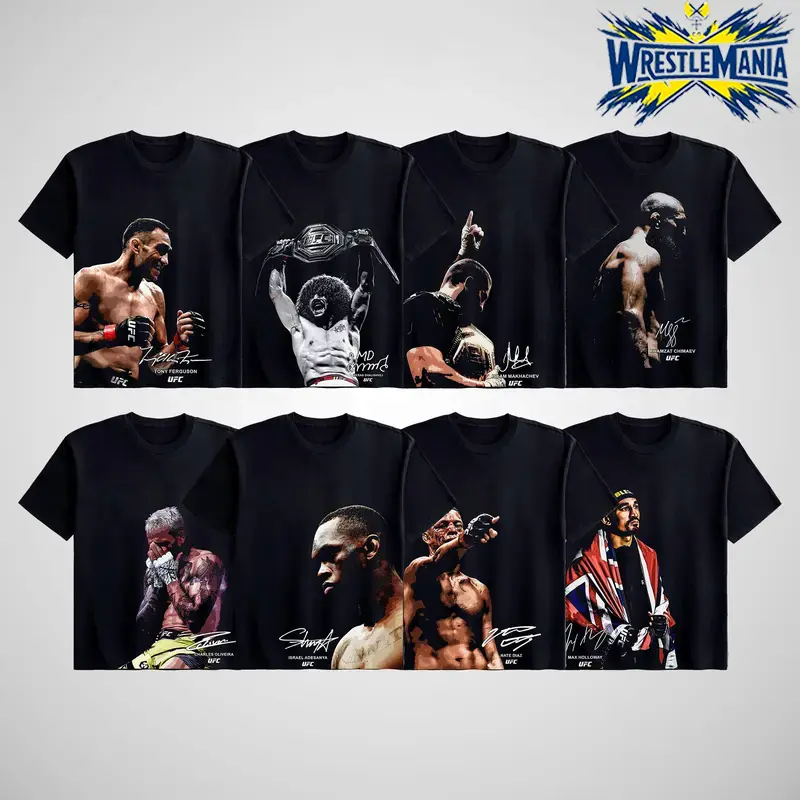 UFC Fighters Collection Tee, UFC Fighters Tshirt MMA Fan, UFC MMA Tee, UFC Champions Sports Shirt, Gift for Him Gift For Her UFC Fighters Collection Tee, UFC Fighters Tshirt MMA Fan, UFC MMA Tee, UFC Champions Sports Shirt, Gift for Him Gift For Her