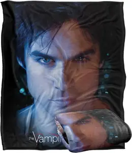 Vampire Diaries Blanket, 60"x80" Damon Eyes Silky Touch Super Soft Throw Blanket