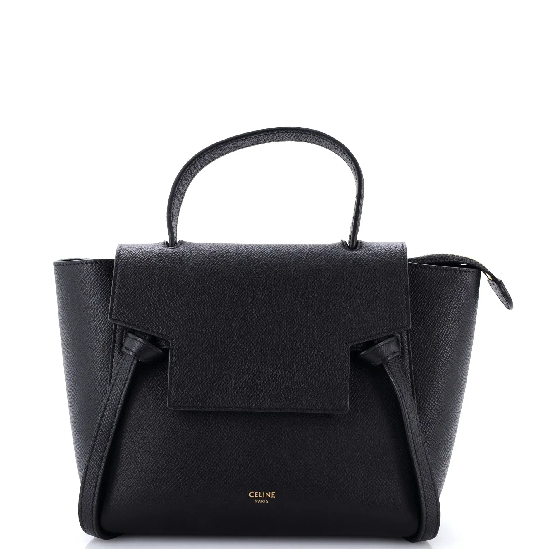 Pre-owned Celine Leather Shoulder bags Belt Bag Textured Nano by Rebag