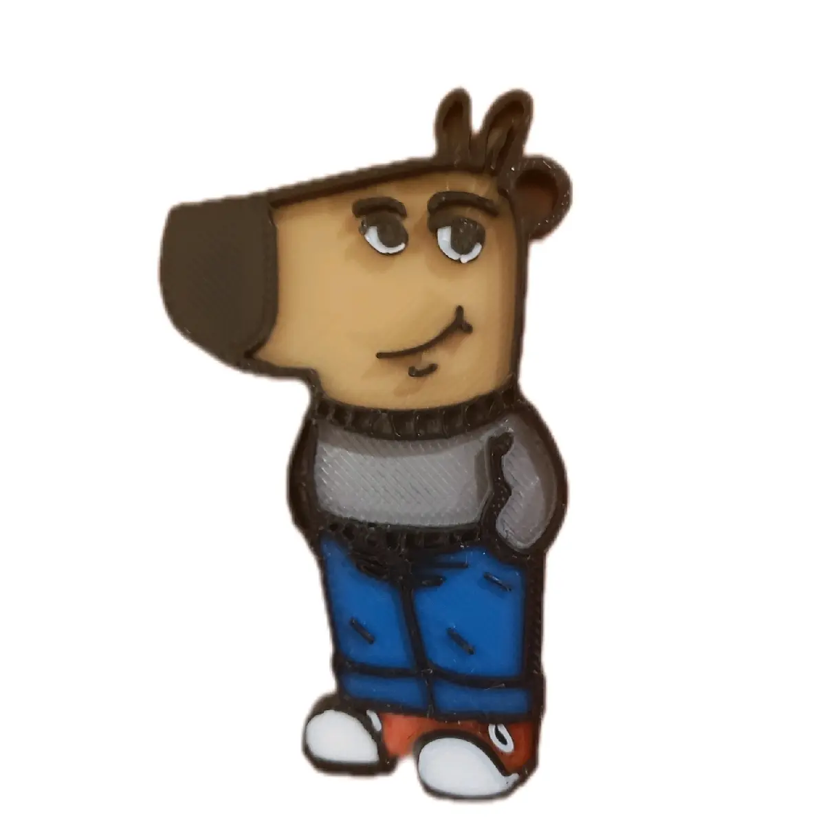 Chill guy keychain