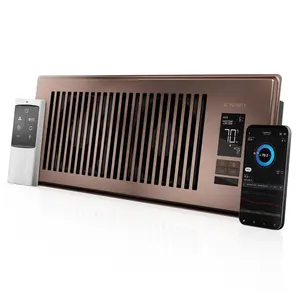 AIRTAP T4, Smart Register Booster Fan 4" x 12" Bronze