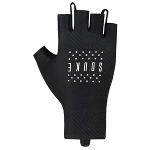 Road Bike Half Finger Cycling Gloves for Men and Women-ST1904-Black