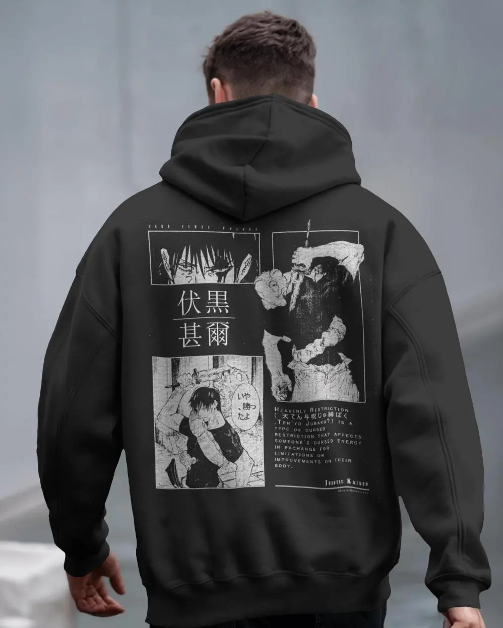 Toji Fushiguro Anime 2 Side Sweater, Hoodie, T-Shirt: Jujutsu Kaisen Snow Cotton, Clean Look, Goes with Anything, Simple Style