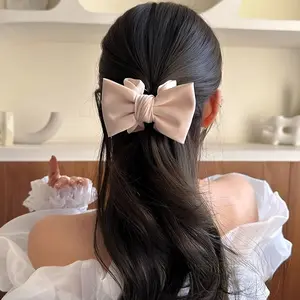 Women's Fashion Elegant Bow Hair Clip, Stylish Butterfly Knot Barrette, Perfect Accessory for Daily Wear and Special Occasions