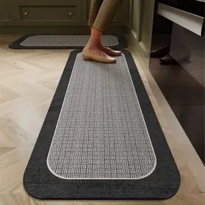 Simple Geometric Print Alginate Mud Mat, 5 Sizes Available, High-Quality Alginate Mud, Non-Slip Rubber, Easy Cleaning, Reusable