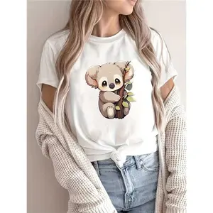 Cute Kawaii Koala T-Shirt | Cartoon Koala Bear Graphic Tee for Animal Lovers