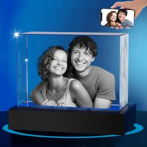 3D Crystal Photo, Personalized Gift for her, him, Mom, Dad, Father
