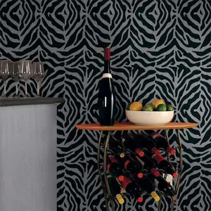 Zebra Print Wall Stencil