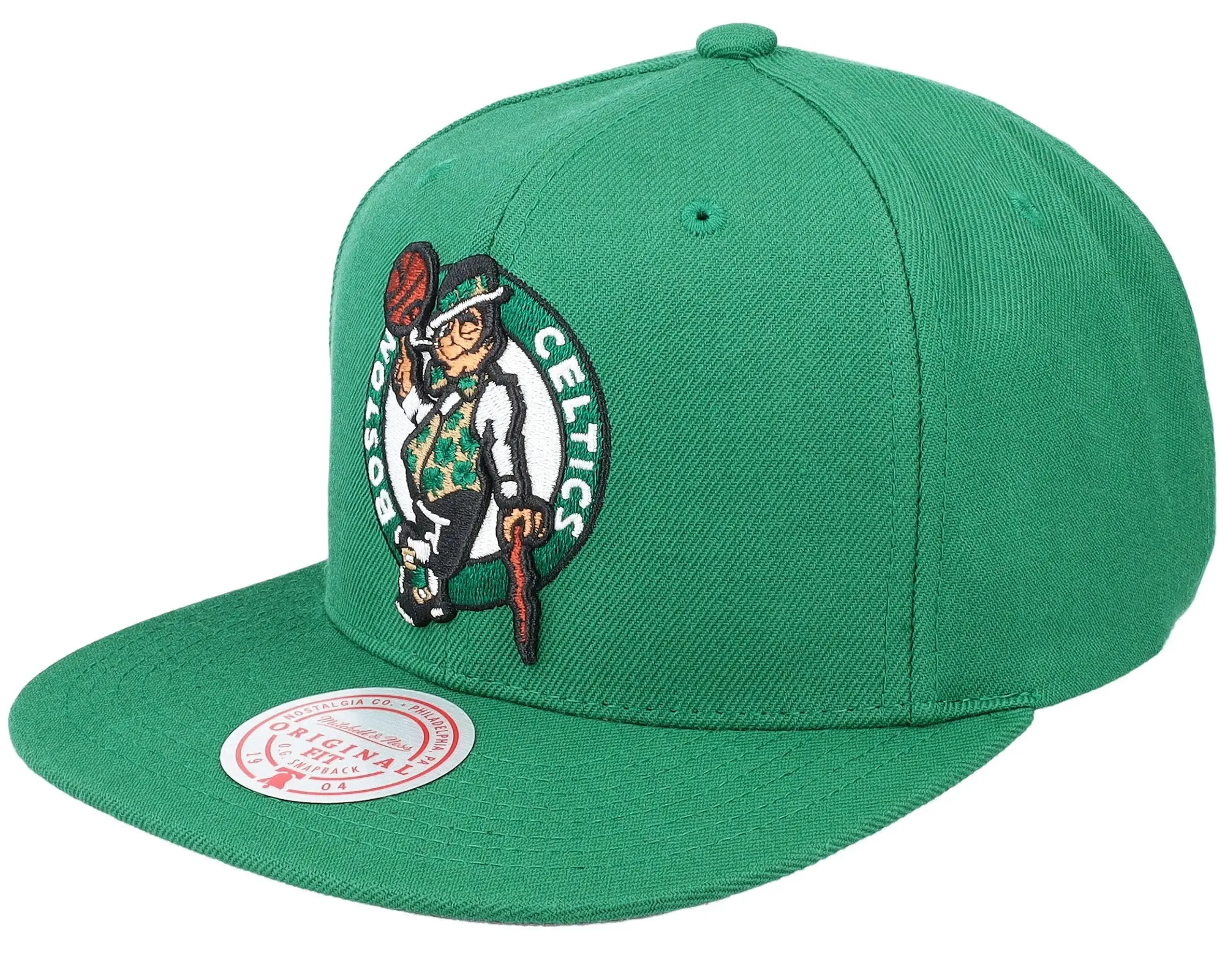 MENS MITCHELL & NESS NBA TEAM GROUND 2.0 SNAPBACK CELTICS - GREEN