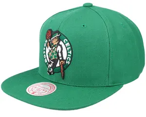 MENS MITCHELL & NESS NBA TEAM GROUND 2.0 SNAPBACK CELTICS - GREEN