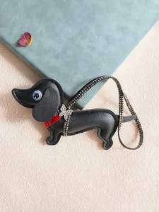 Cute Dog Design PU Bag Charm Accessory, Purse Charm, Perfect Fit for Handbags Backpacks Wallets, Enhance Your Accessories Collection