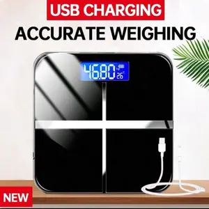 400-Pound Ultra-Heavy-Duty Weighing Scale, High-Precision Intelligent Digital Bathroom Scale, Convertible LB/KG, Multi-Functional Temperature Display In ℉, High-Definition LCD Display, Ultra-Wide Platform And Large Capacity, Suitable For Home, Dorm