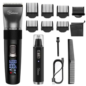 2 in 1 Hair Trimmer Kit, 1 Box Multifunctional Hair Clipper Set, Nose Hair Trimmer, USB Rechargeable Hair Clipper, Professional Hair Trimmer for Men