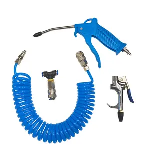Air Tool Kit Air Duster Cleaning Nozzle Blow Spray Tool Kit with 16FT Long Coil
