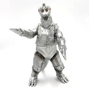 New Anime Godzilla King Of The Monsters Dinosaur Heavy Armored Machinery Soft Glue Mechagodzilla Action Figure Model Doll Toy