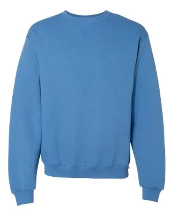 Women's Russell Athletic B60311267 Dri Power Ribbed Knit Fashion Hoodie Crewneck Top - 47/53 Cotton/Polyester, Collegiate Blue, 2XL, Women's Fashion, Basic Style, Sporty Chic, Party Wear, Long Sleeve, Round Neck, Sweatshirts, Women's Clothes