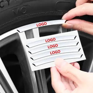 Car Wheel Eyebrow Sticker, Car Wheel Decoration Decal, Exterior Modification Accessory, Universal Fit for All Vehicle Models