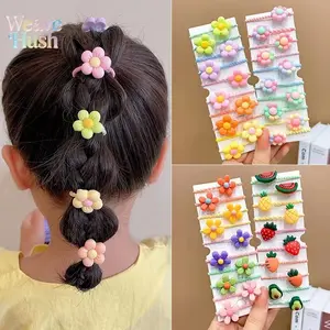 Viral Trending Girls Soft Elastic Hair Ties & Hair Bands, Gentle Hair‑Safe Rubber Bands for Baby Girls & Little Kids, Stretchy No‑Pull Hair Ropes, Durable Daily Hair Accessories, Ideal for Ponytails, Braided Hairstyles, School, Casual Daily & Party Stylin