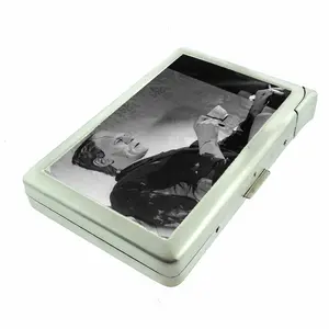 Vintage Classic Cinema Monster Metal Case Wallet with Built in Lighter