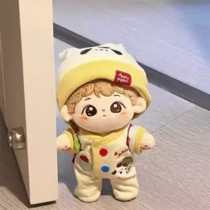 Original Apple Puppy Jumpsuit Pajamas Suit For 10cm 20cm Doll Toy Clothes Costume Cosplay Cute Lovely Props