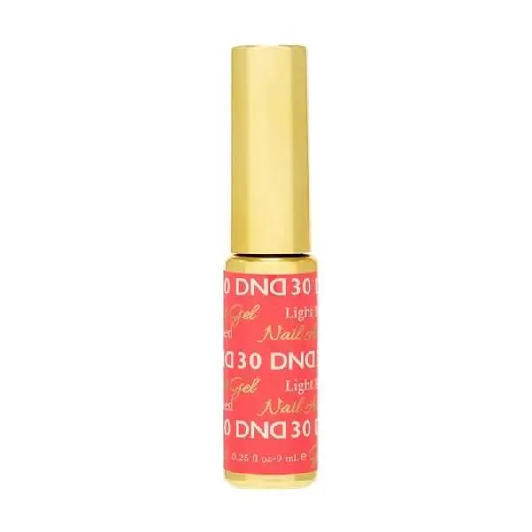 DND 100g Nail Art Gel Polish, Light Red Shade 30 for Beauty & Personal Care Nail Care Needs, Nail Polish
