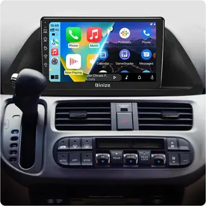 BINIZE Car Stereo Radio Compatible with Honda Odyssey 2005 2006 2007 2008 2009 2010, Wireless Carplay Android Auto Car Radio with Bluetooth, WiFi, USB, Backup Camera