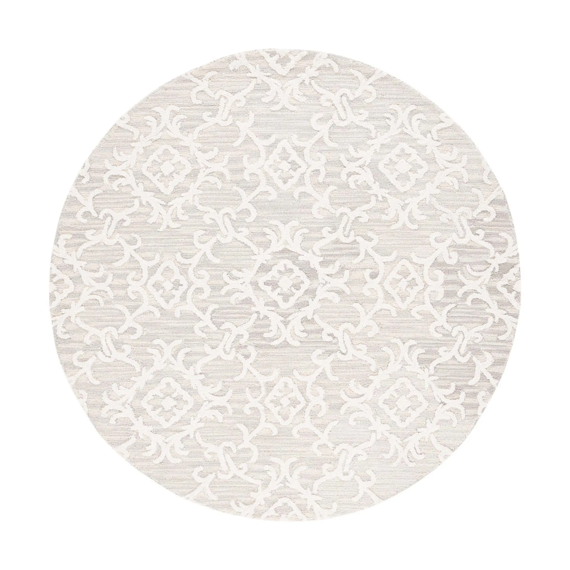 Blossom 104 Collection 8' x 8' Round Rug by Valerie