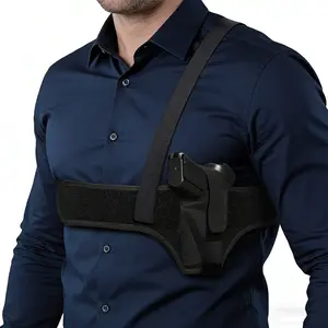 Deep Concealment Shoulder Holster, Universal Underarm Gun Holster for Men and Women, Fits Subcompact and Compact Pistols for S&W Bodyguard, M&P Shield 9mm, Glock 19 26 42 43, Ruger LCP, LC9, Sig P365