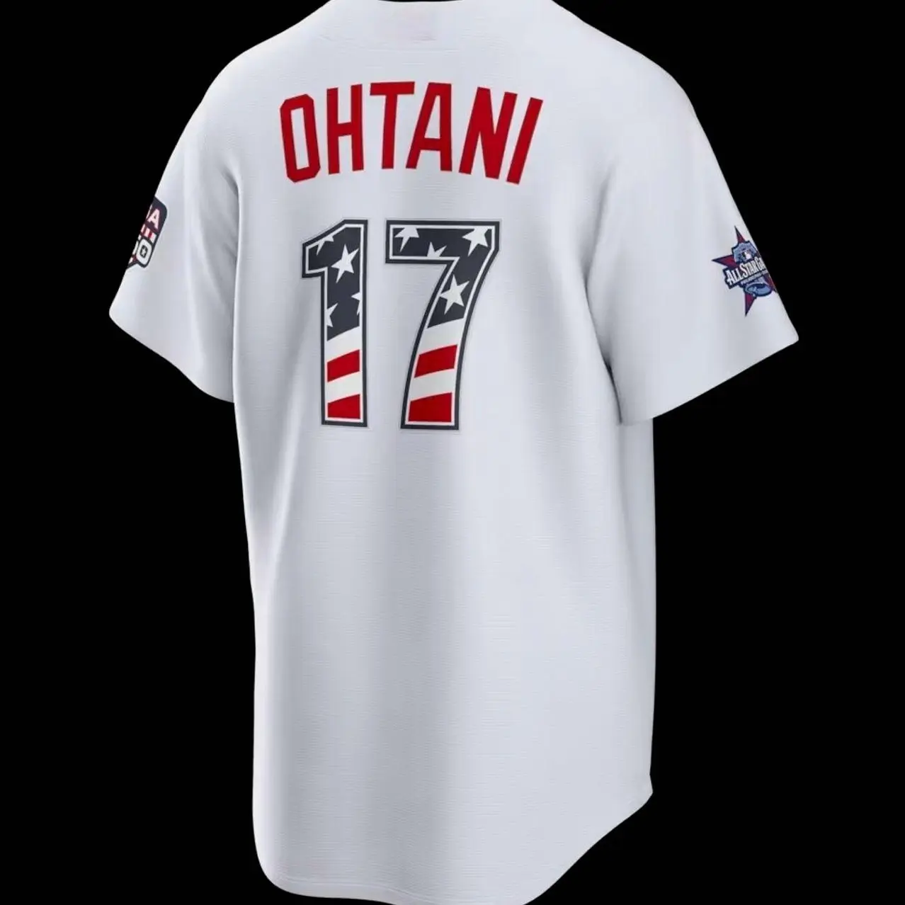Unisex Baseball USA 250 Los Angeles Stadium Jersey Ohtani 17 2026 All-Star Edition Stars & Stripes Stadium Jersey