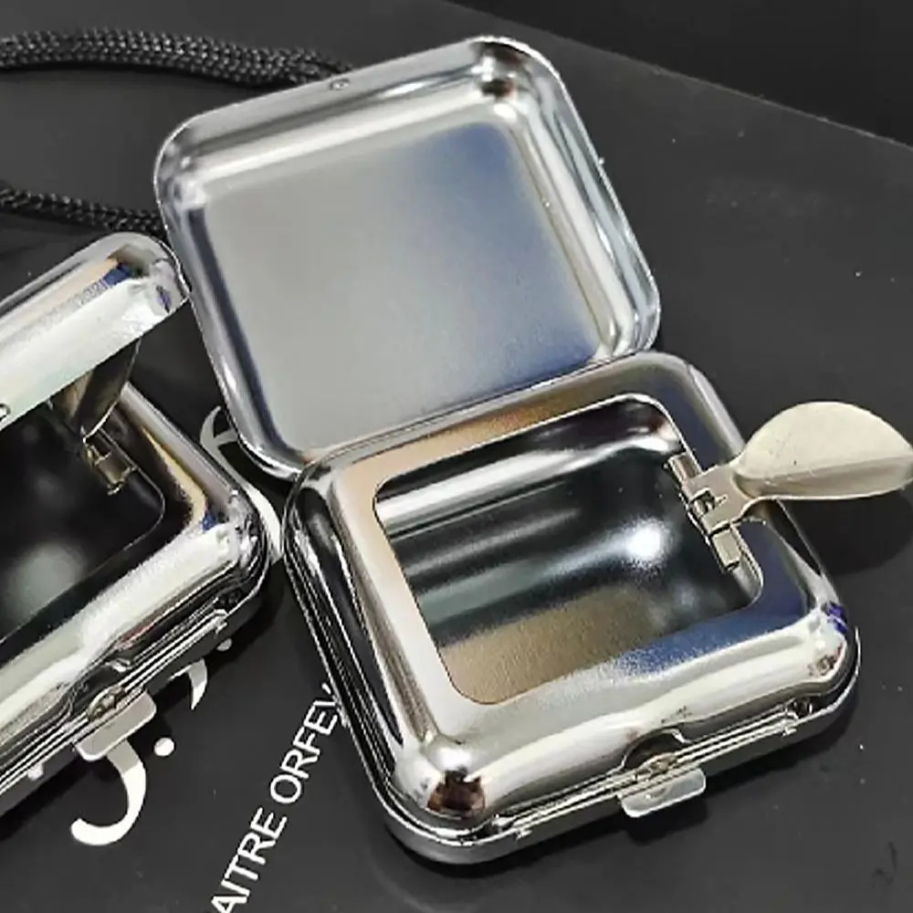 cigarette holder for car Portable Mini Metal Ashtray, Windproof Stainless Steel Car Ashtray with  Leak-proof Lid, Compact Cigarette Holder for Outdoor Camping & Travel Use,  Decor, Home Decor Accessory