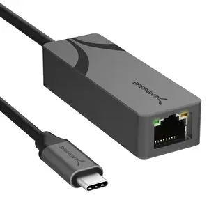 Sabrent USB-C to 2.5Gbps Ethernet Adapter Aluminum RJ45 Network Adapter for MacBook Pro/Air iPad Pro Windows Linux