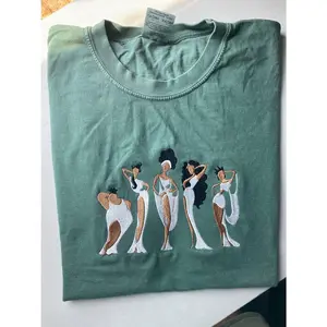 The Muses Embroidered Shirt, Hercules Embroidered shirt, Embroidered Shirt, Movie, Gift For Fans, Princess Shirt