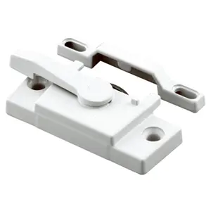 212 MAIN Vinyl Window Sash Security Lock, White Powder-Coated Home Hardware for Repair, Window-Mounted, Hole-Centered, Easy Setup with Screws