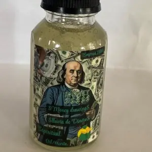 Empress Lilitth Lluvia de Dinero Drawing Money Attraction Espiritual Oil Aceite for Financial Abundance. 15ML