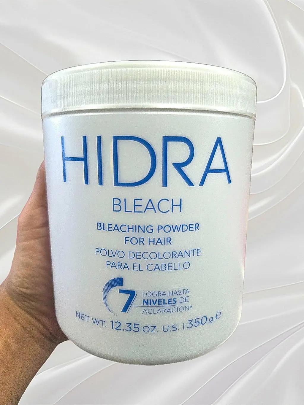 HIDRA Hair Coloring Bleach Powder - 7-Level Bleaching Solution, 12.35oz Haircare Product for Hair Enthusiasts