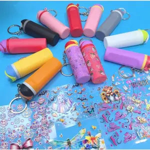 40pcs New Style New Color Mini Keychain Sticker Set for DIY Craft summerwins