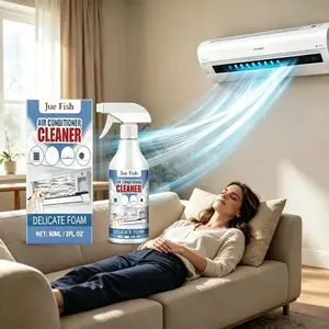 Air Conditioner Cleaner - Non-Dismantling Foam Cleaner for Household Wall-Mounted Units, Odorless Descaling Solution for Automotive Air Flow Sensor Care