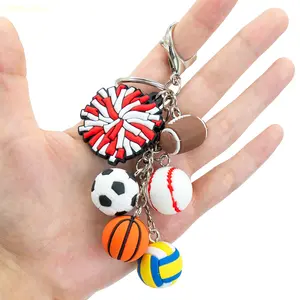 New 3D stacked “Stacking Fun” keychain accessory — cartoon star PVC keychain chain, creative pendant gift