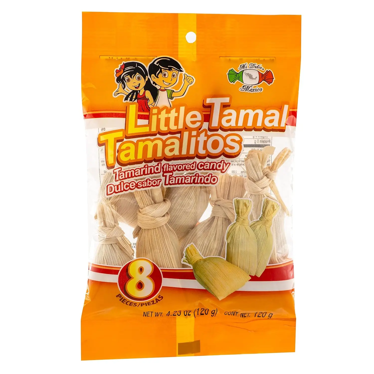 Mi Dulce Mexico: Little Tamal/ Tamalitos de Tamarindo 8 Ct/ 4.23 oz (96162)