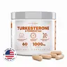 Peak Revival-X Natural Testosterone Booster for Men - Turkesterone 1000mg, Tongkat Ali, Colostrum - Strength, Stamina, Energy, Recovery Support, Lean Muscle Growth - Eurofins Tested Pre Workout Pills, 60 Capsules Fitness Supplement, Fitness Endurance Supp