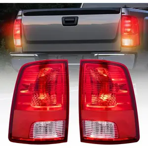 VEVOR Tail Light Assembly Compatible with 2009-2018 Dodge Ram 1500 2500 3500, 2019-2020 Dodge Ram 1500 Classic, Halogen Version Left & Right Side Taillight Rear Brake Lamps with Halogen Bulbs, 2PCS
